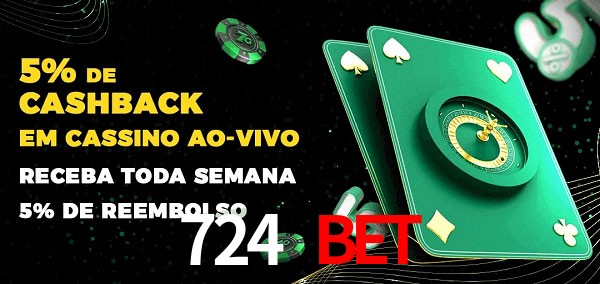 Promoções do cassino ao Vivo 724 Bet